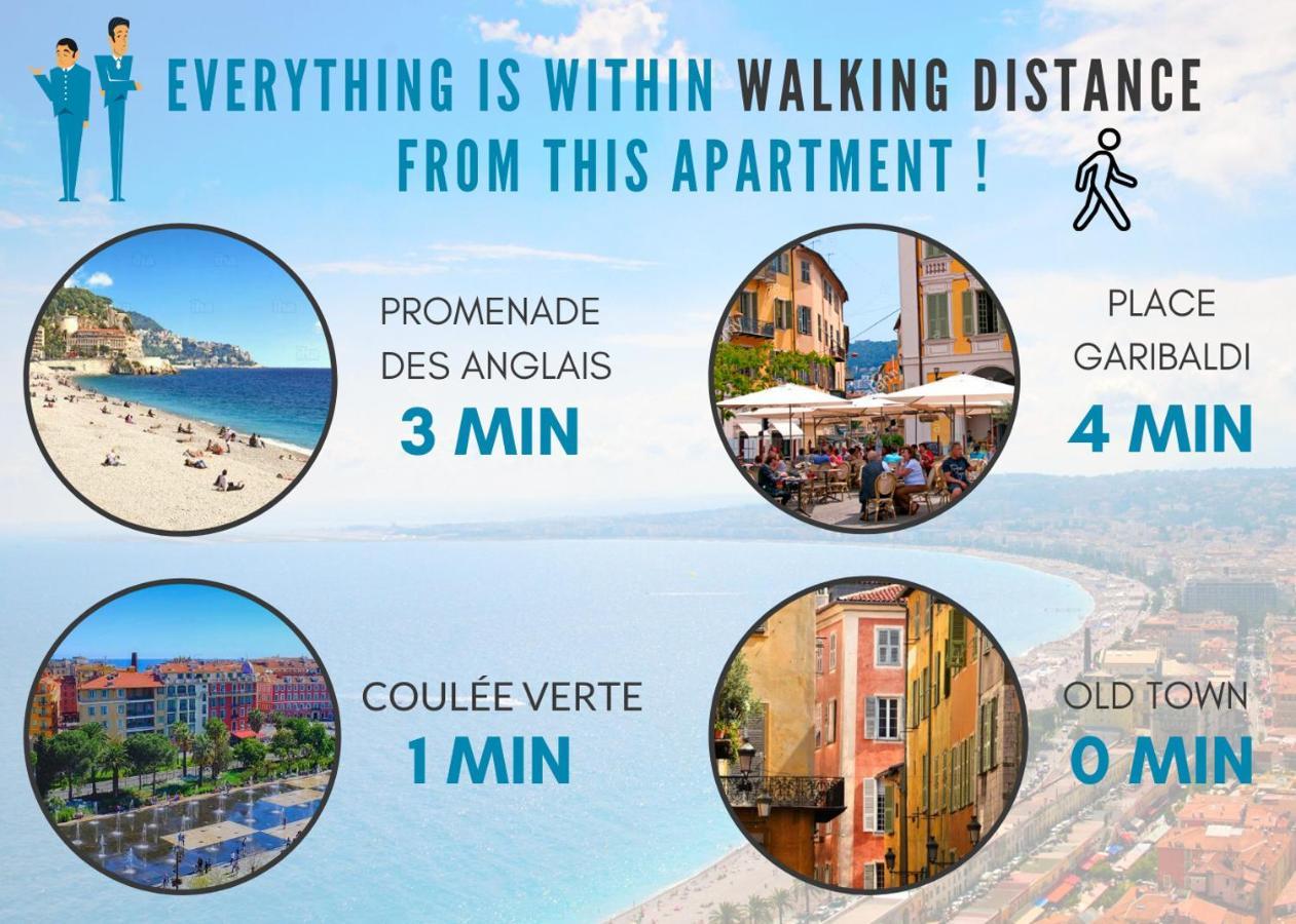 Nestor&Jeeves - Design Vieux Nice - Old Town - Close Sea מראה חיצוני תמונה