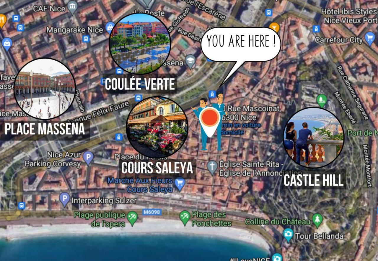 Nestor&Jeeves - Design Vieux Nice - Old Town - Close Sea מראה חיצוני תמונה
